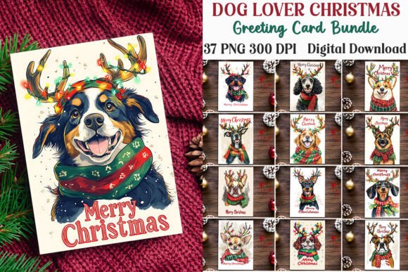 Christmas Dog Card Bundle