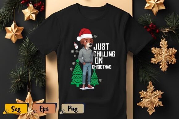 Just Chilling on Christmas Chill Guy Fun