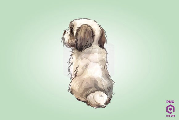 Shih Tzu S Back Clipart