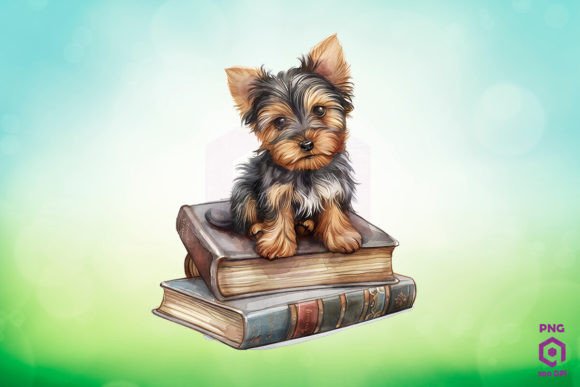 Yorkshire Terrier Books Clipart